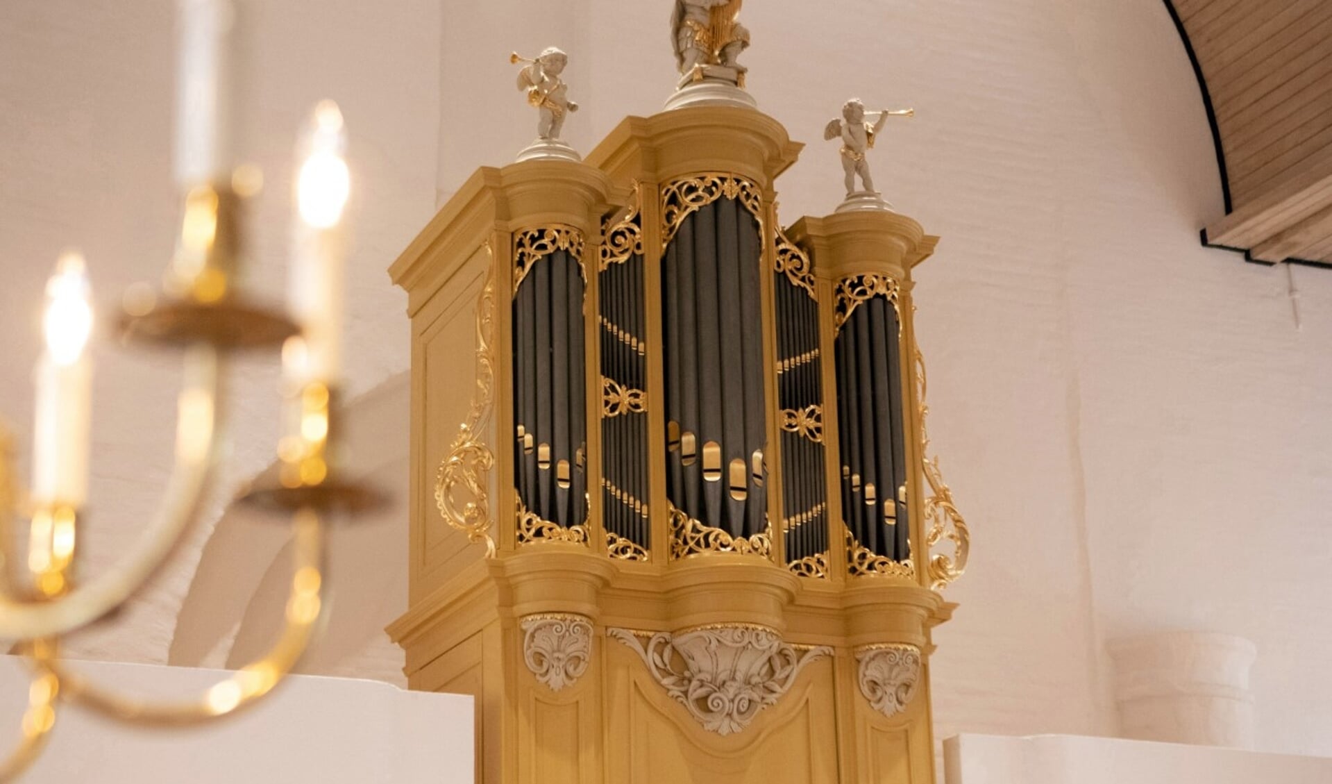 Het gerestaureerde Bätz-orgel. Foto Fred Manschot