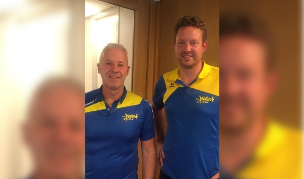 Nieuwe hoofdtrainer Ton Pouw (Links) met oud-herenselectie trainer Remco Kamer