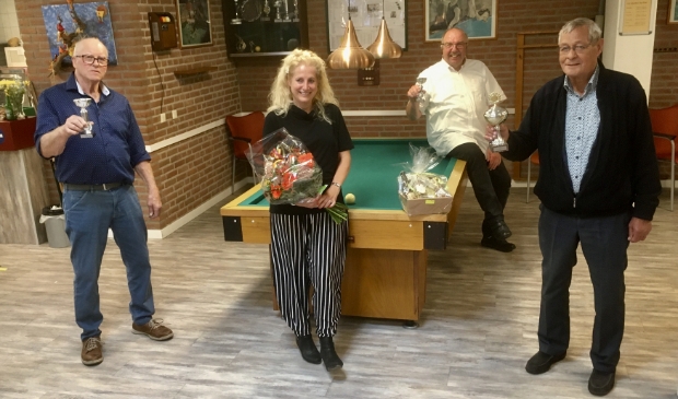 <p>V.l.n.r. Jan Romijn, Conny Verkerk, Lodewijk van Eijk en Arie Miltenburg</p>