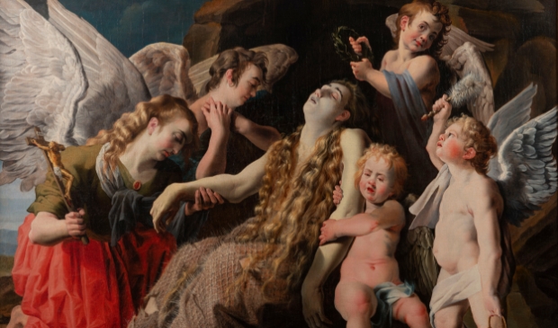 9. Melchior de la Mars (toegeschreven aan), De bewening van de stervende Maria Magdalena, 1620-9. The Phoebus Foundation, Antwerpen.