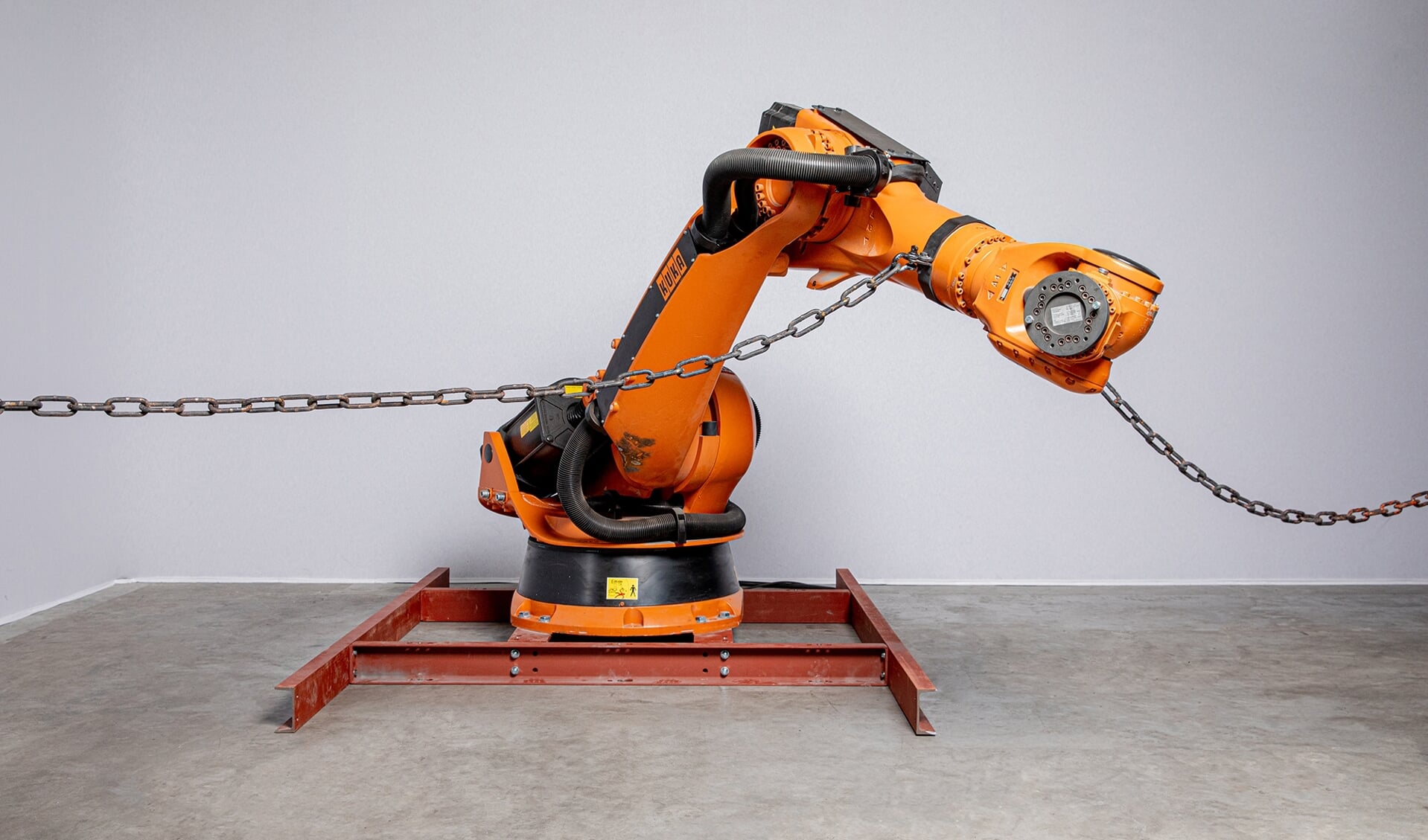 The Mad King - een robot uit de tentoonstelling van Bram Ellens
