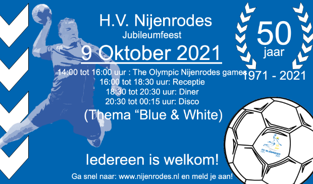 Programma jubileum HV Nijenrodes 9 oktober