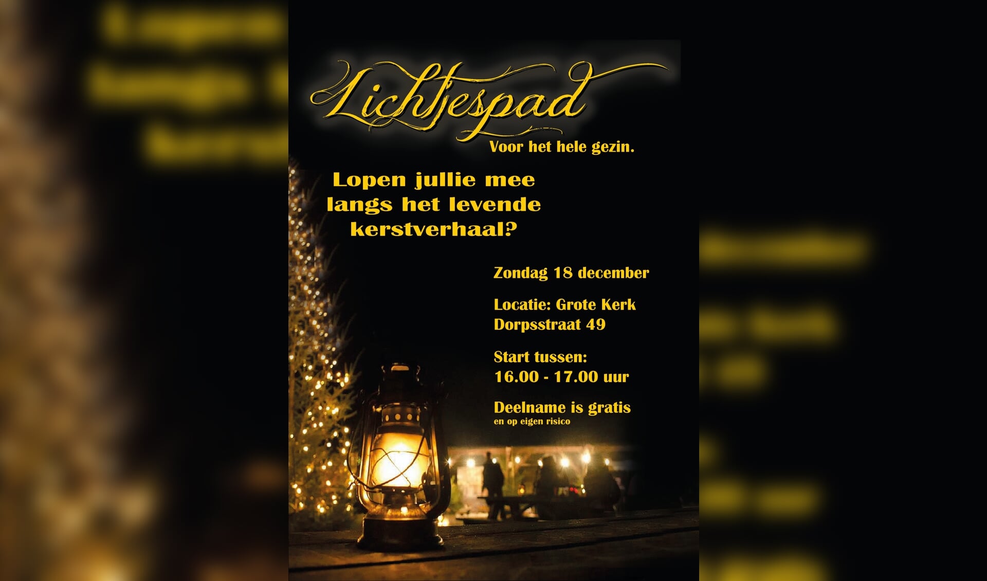 Flyer Lichtjespad 2022