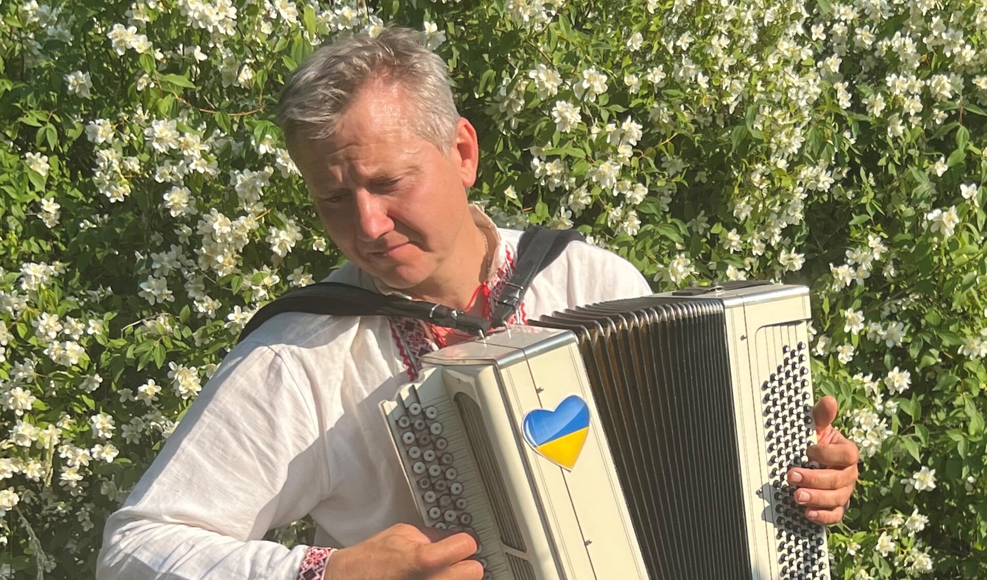 Oekraïense accordeonist Oleg Lysenko, 