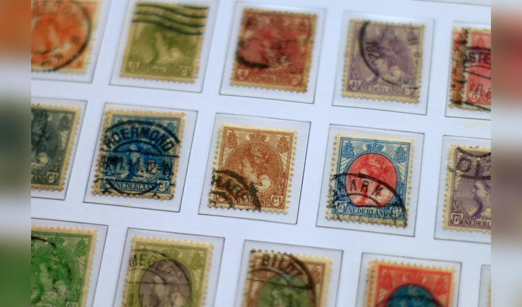 Postzegels koningin Wilhelmina