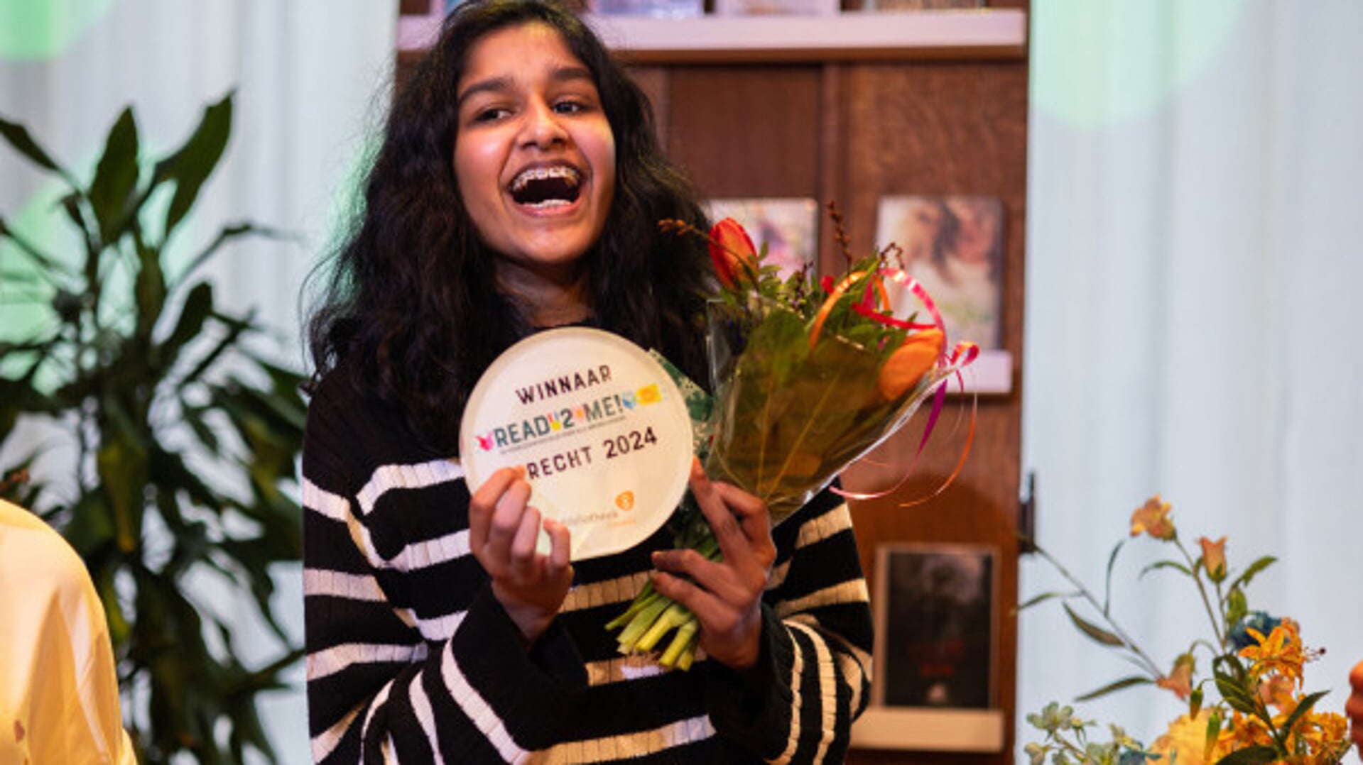 Shivaya Jairam winnaar Read2Me! Utrecht 2024 © Isabelle Cornet