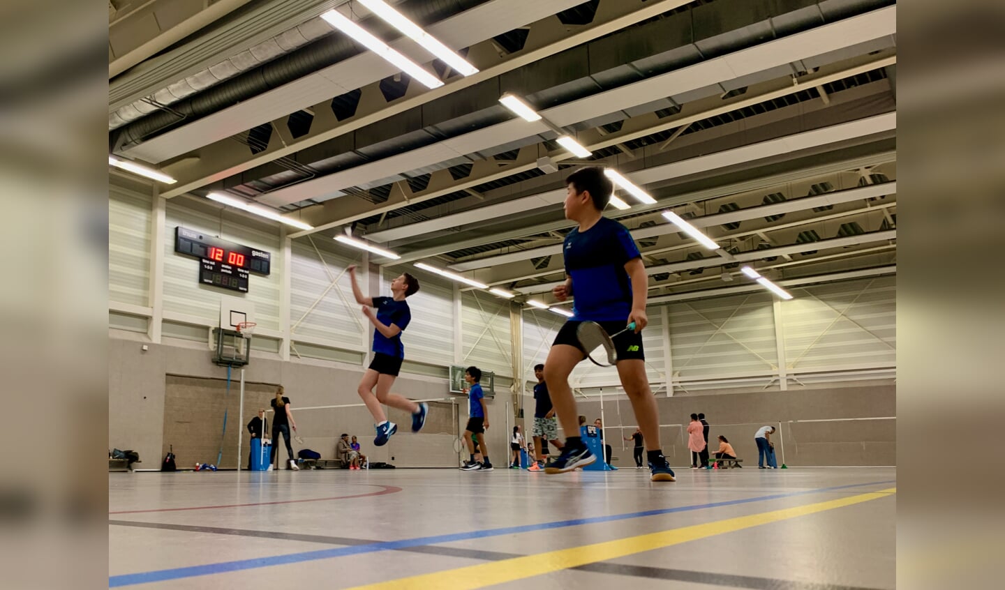 Badminton op hoog niveau op het OSM Open Jeugdtoernooi