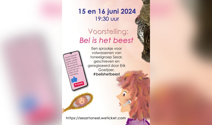 Poster Bel is het beest #belishetbeest