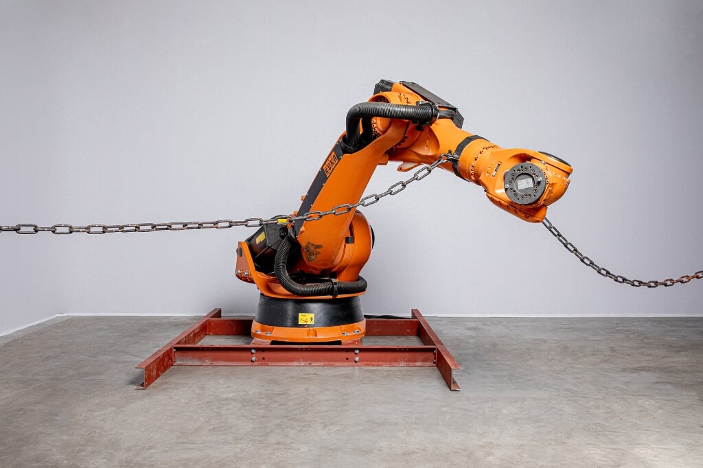 The Mad King - een robot uit de tentoonstelling van Bram Ellens.