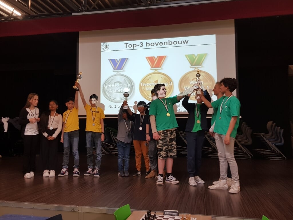 Winnaars schoolschaaktoernooi Bovenbouw.