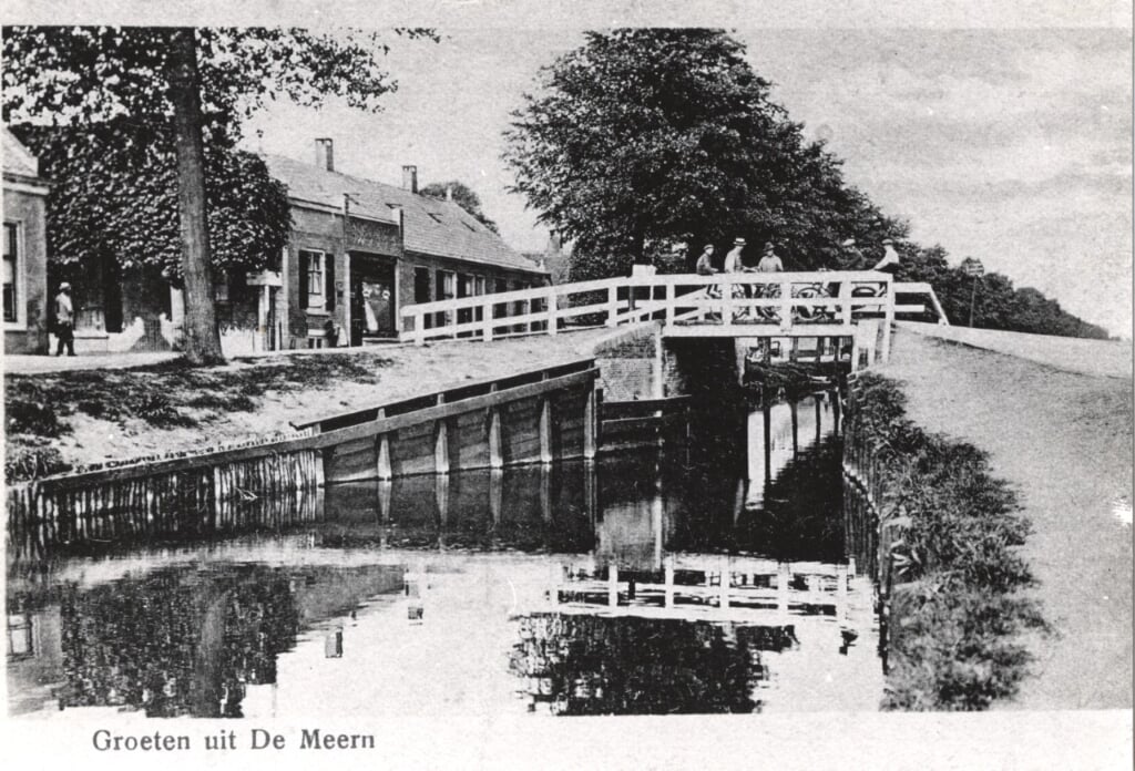 Begin 20e eeuw De Meern aan de Leidse Rijn.