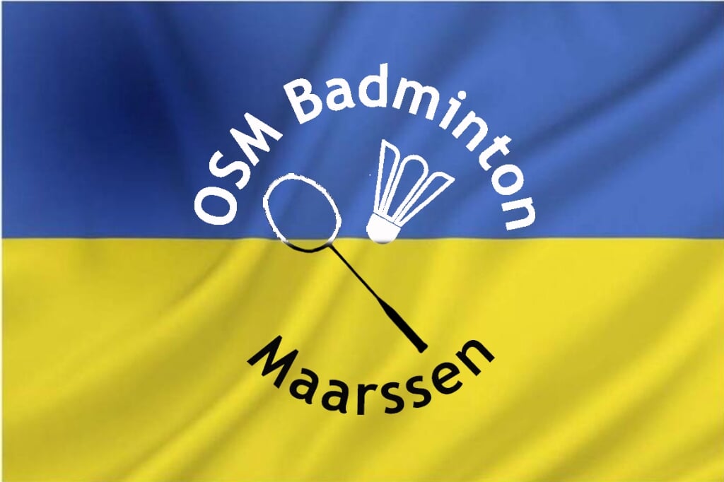 OSM Badminton zet zich in voor Oekraïense vluchtelingen.