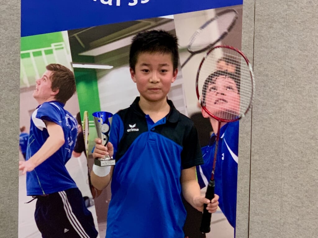 Owen Tang werd eerste in de jongensenkel onder 11 jaar