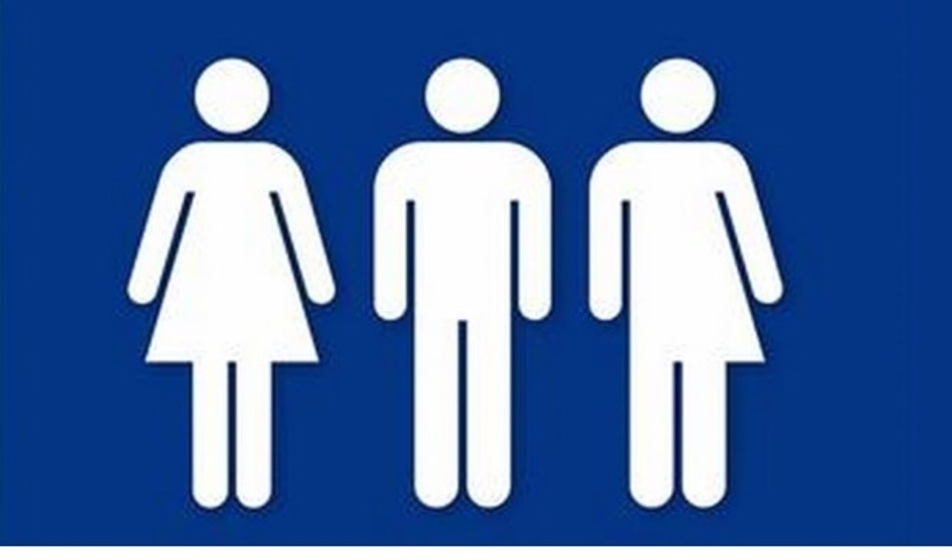 Genderneutrale wc's zal voorlopig niemand in het Lansingerlandse gemeentehuis aantreffen.
