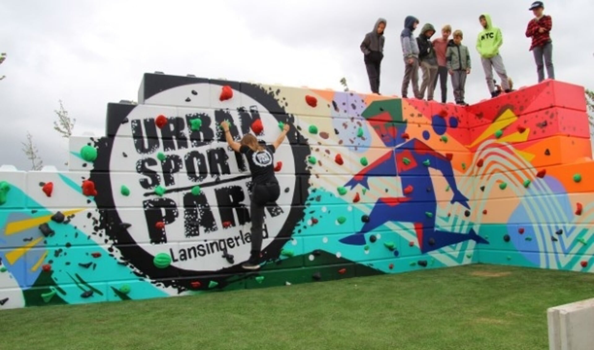 Het Urban Sportspark is nu al een doorslaand succes bij de jeugd. (Foto: Spa Media).