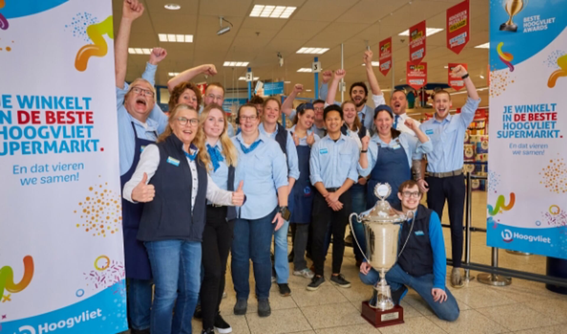 De winkelwedstrijd is binnen Hoogvliet een dierbare traditie die zorgt voor een gezonde concurrentiestrijd onder de 71 Hoogvliet-filialen. 