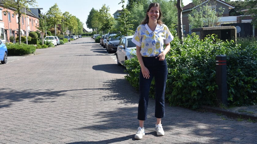 De 23-jarige Annelle van der Wel is geboren en getogen in Bergschenhoek en de jongste kandidaat op de lijst van het Europees Parlement.