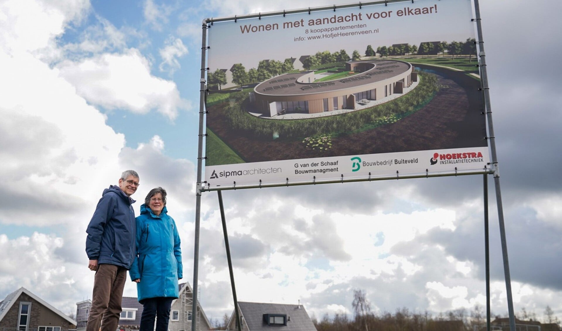 Theo Horsten en Tiny Oosterman - Foto: Omrop Fryslân, Jeroen Boersma