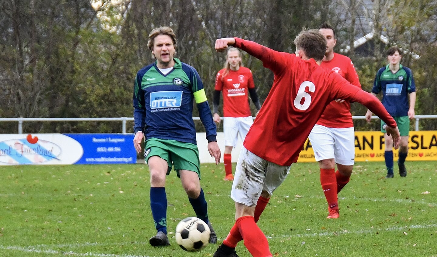 VV Langweer tegen Aengwirden Foto Thewes Hoekstra