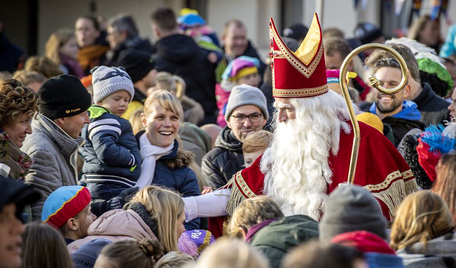 Sinterklaas en de Pieten komen zaterdag naar Balk Archieffoto Gewoan Dwaan - Douwe Bijlsma