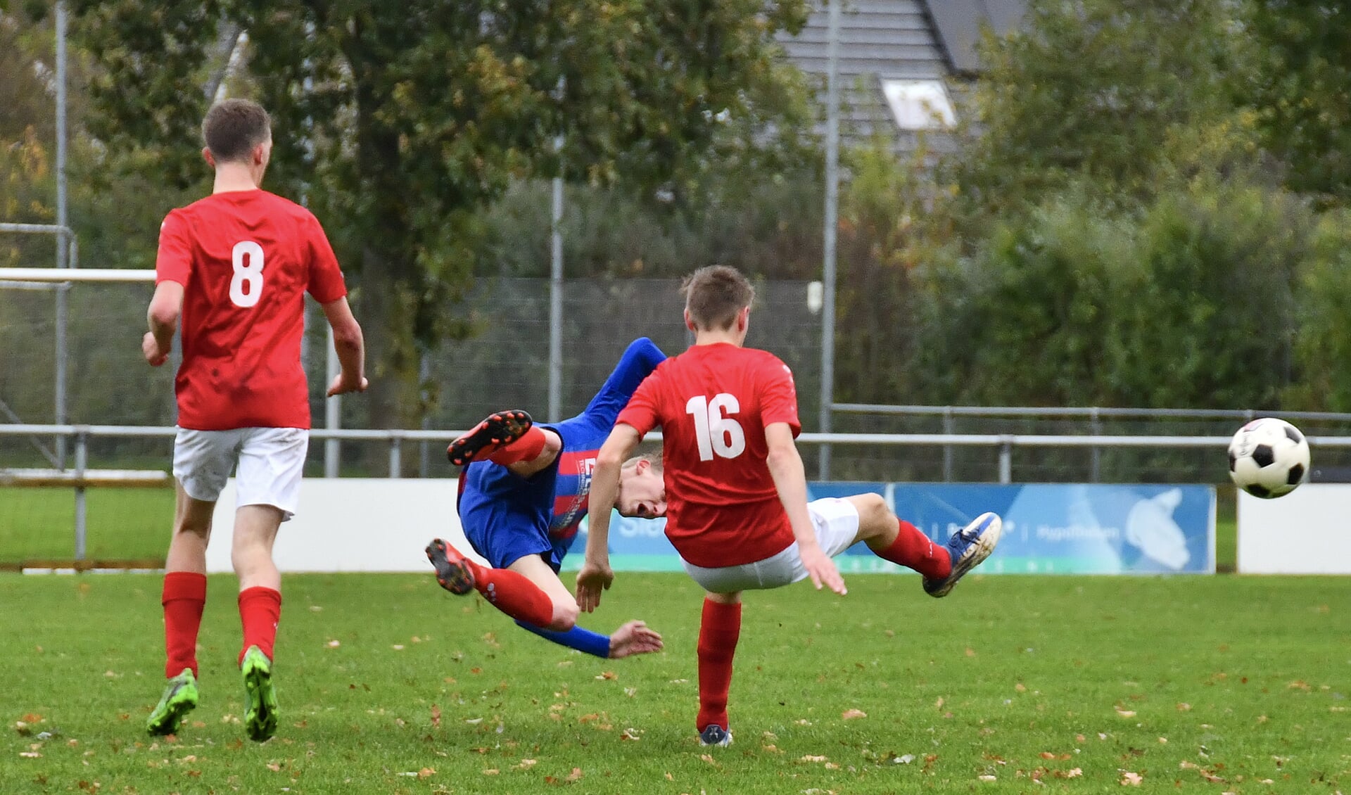 VV Langweer 1 tegen Blauw Rood'20 Foto Thewes Hoekstra