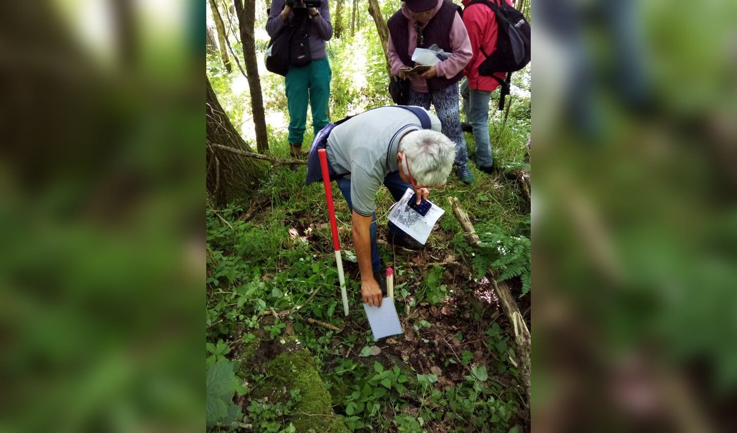 Archeologisch onderzoek door Molukse oud-bewoners Kamp Wyldemerck in Harich Eigen foto