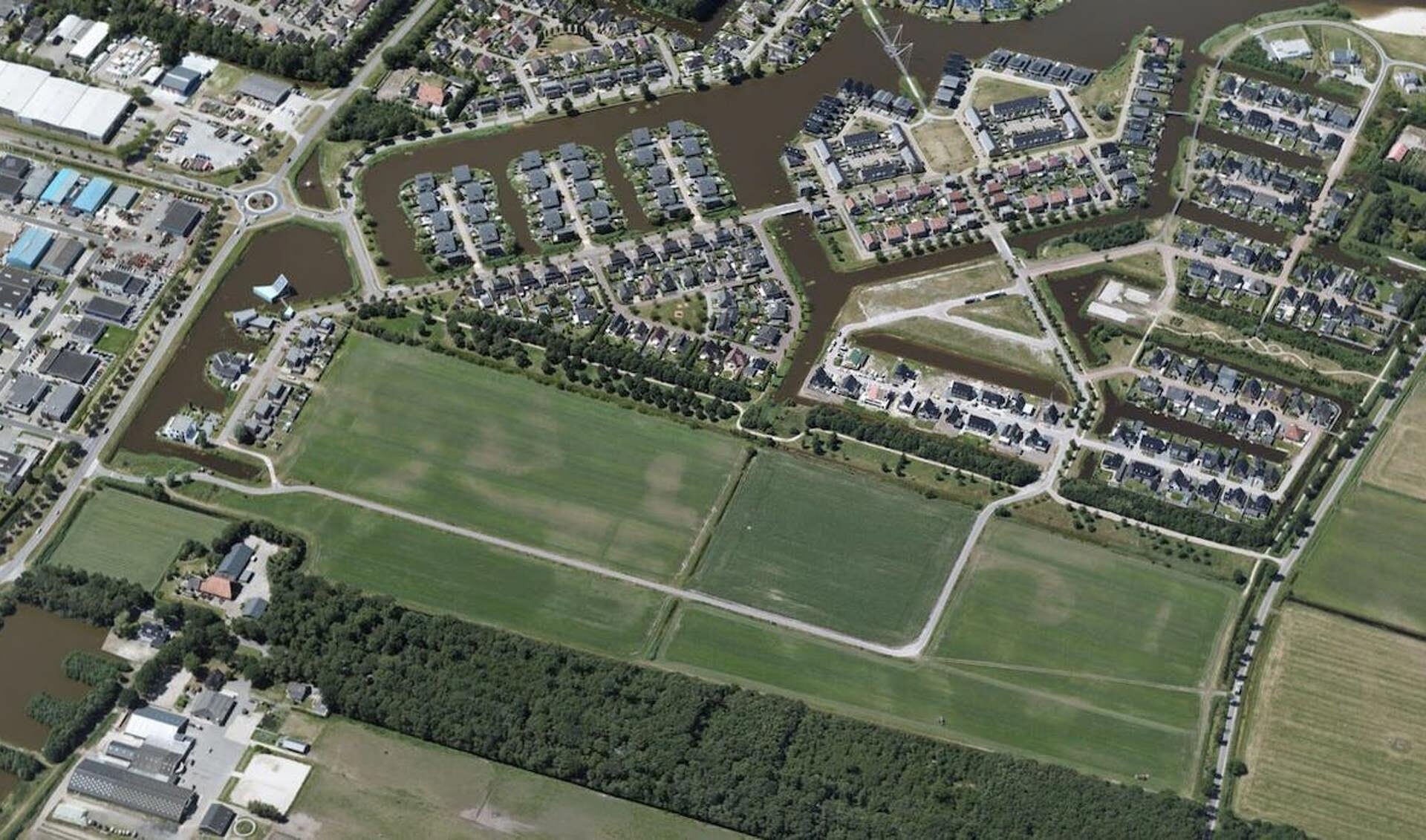 Bij Joure moet de nieuwe woonwijk Wyldehoarne 4 verrijzen Afbeelding De Fryske Marren