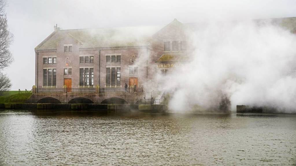 Het Woudagemaal onder stoom Foto Gewoan Dwaan - Douwe Bijlsma 