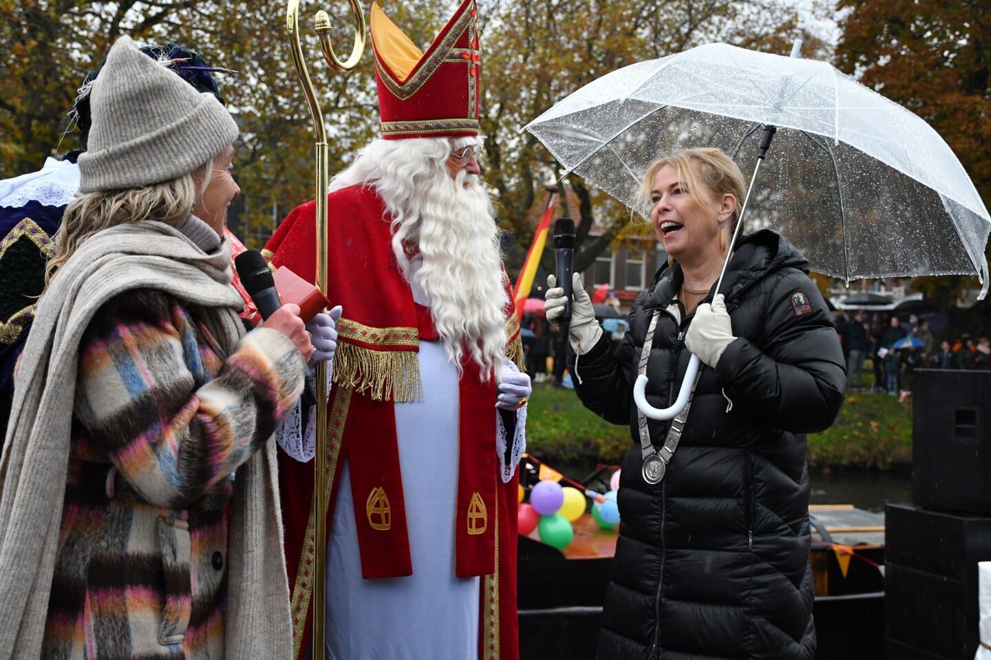 Sinterklaas aangekomen in Heerenveen