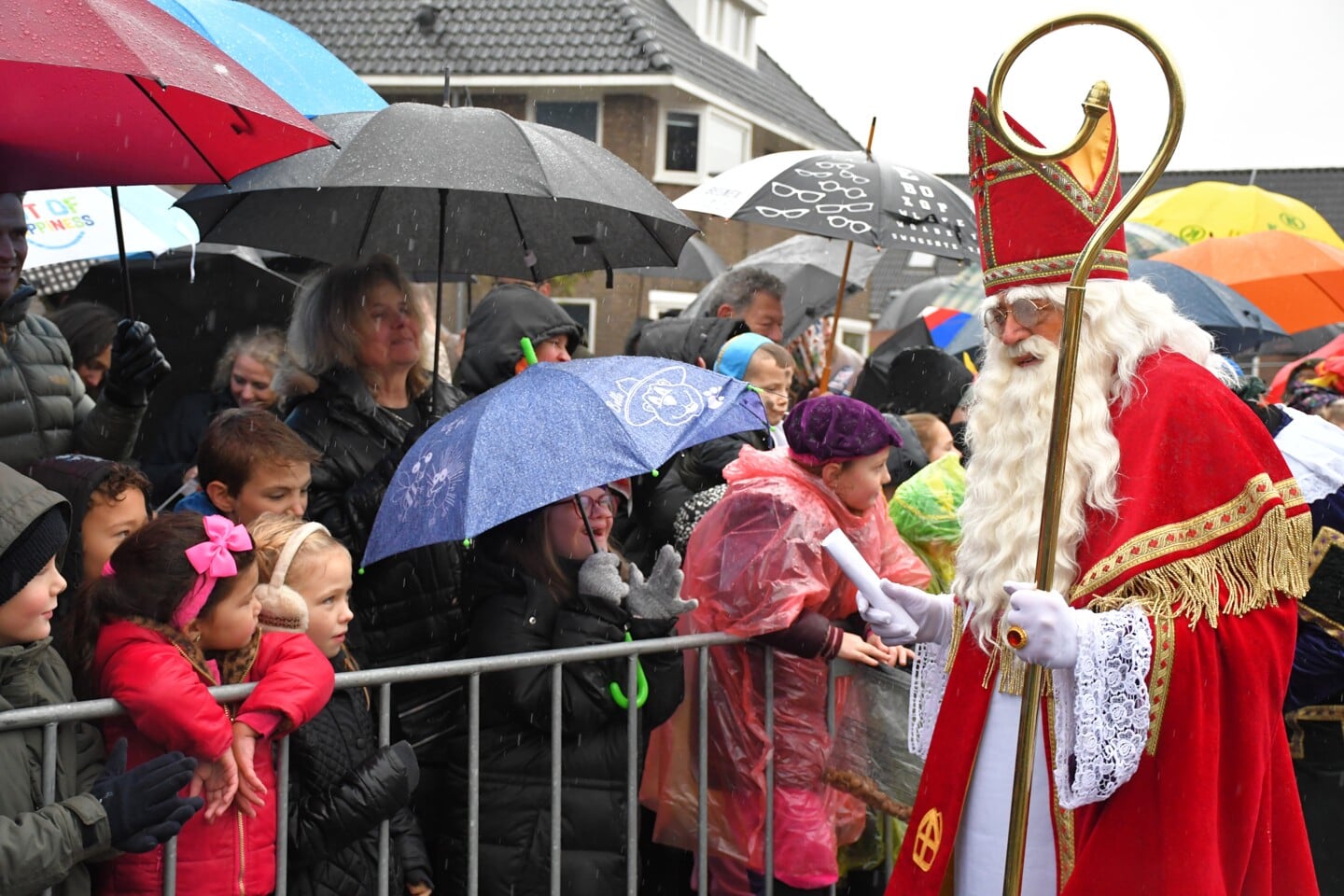 Sinterklaas aangekomen in Heerenveen