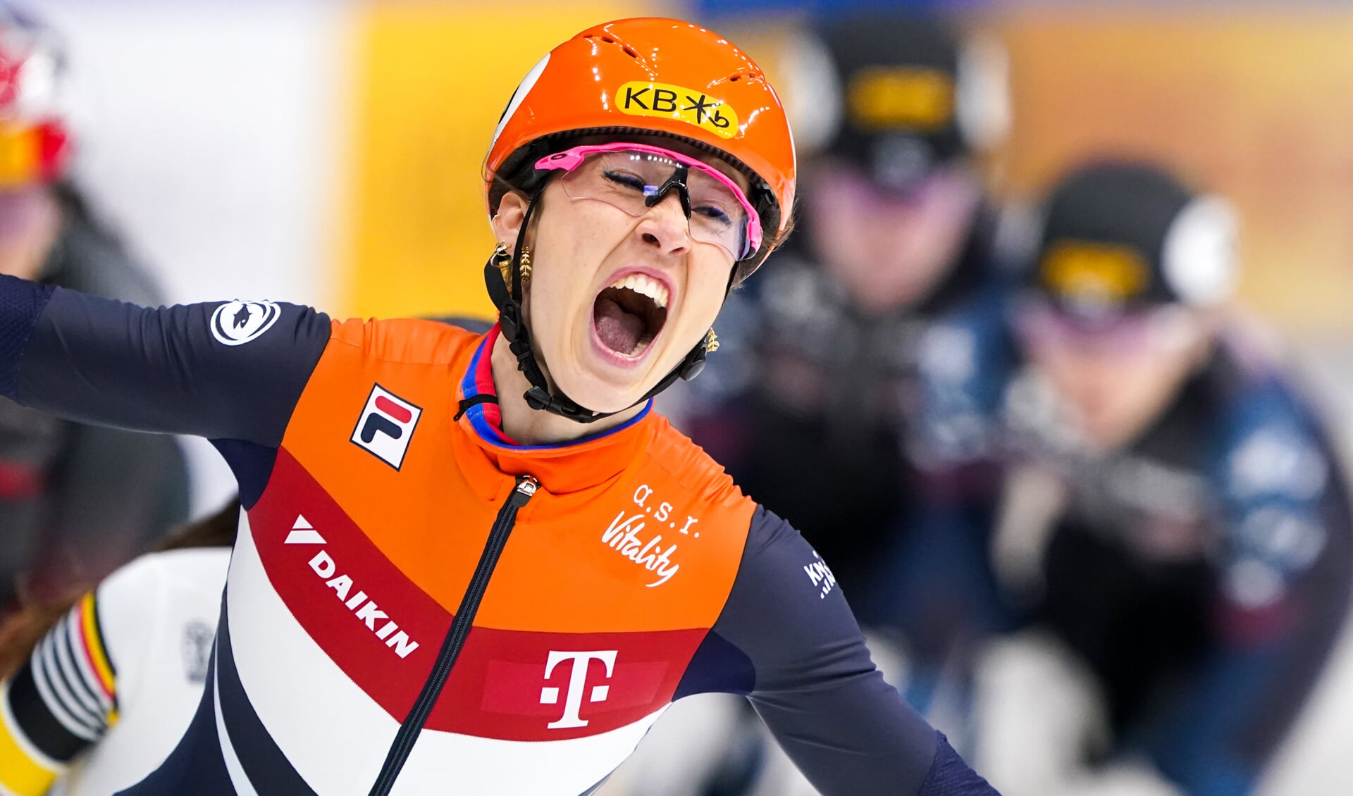Suzanne Schulting wint goud in Seoul Foto Orange Pictures - Andre Weening