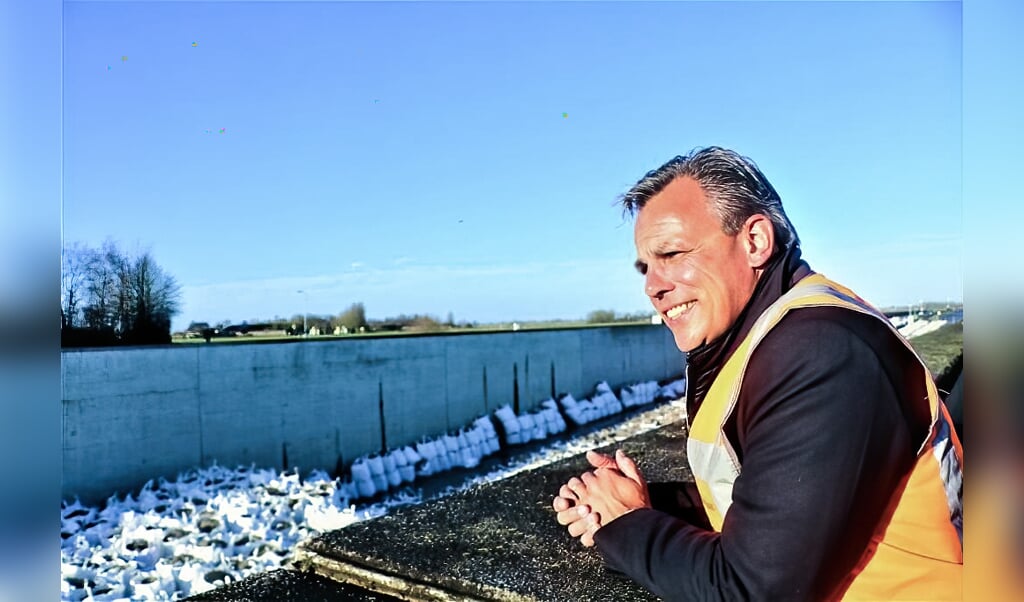 Ministers Mark Harbers eerder bij de Prinses Margriettunnel Foto Henk van der Veer