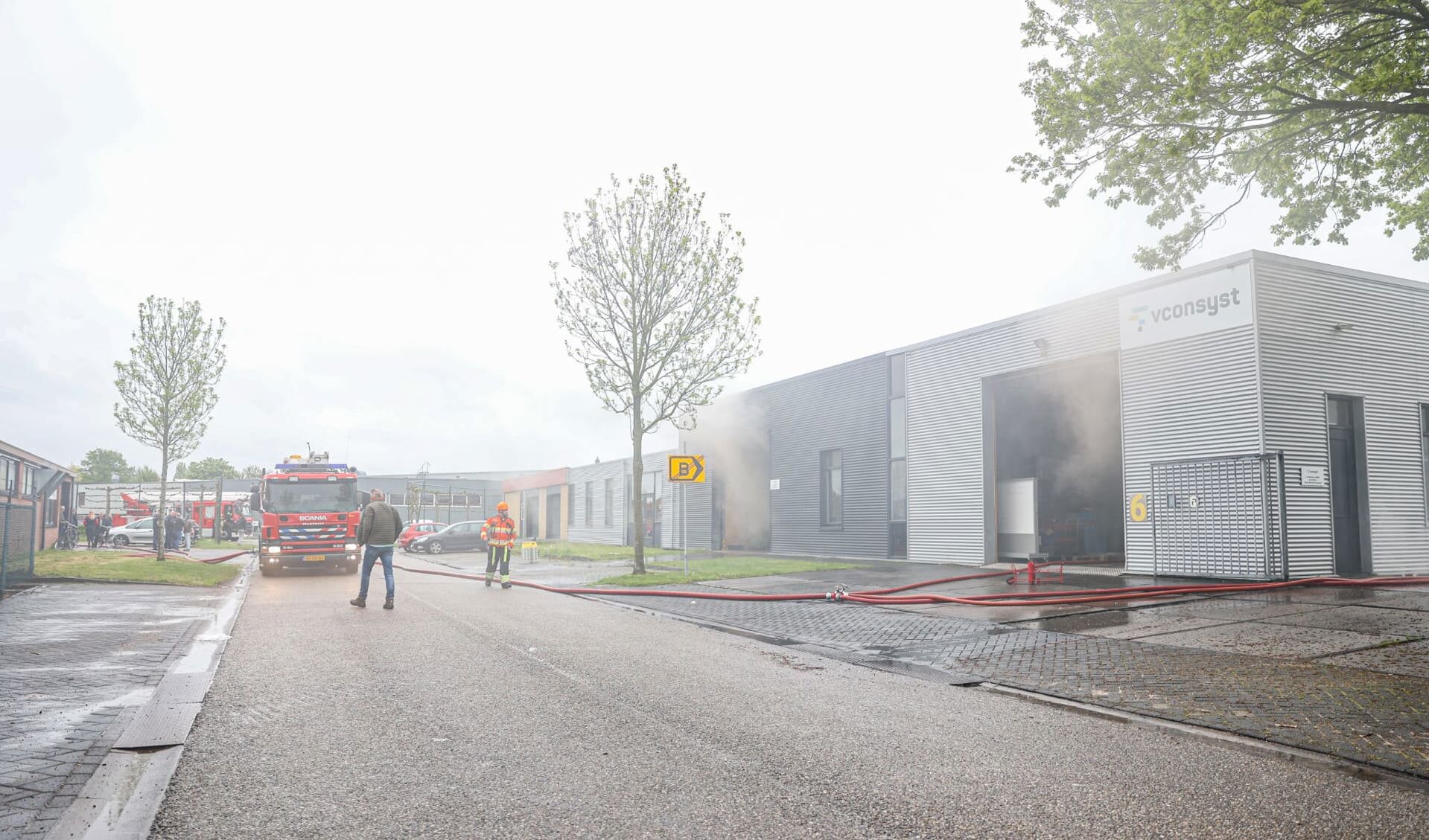 Grote brand aan De Klok in Gorredijk Foto Ricardo Veen Media
