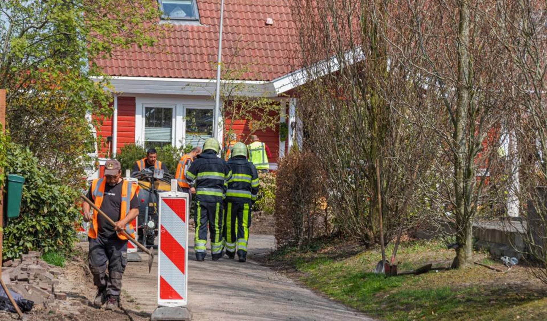 Gaslekkage in Terherne Foto Ricrado Veen Media