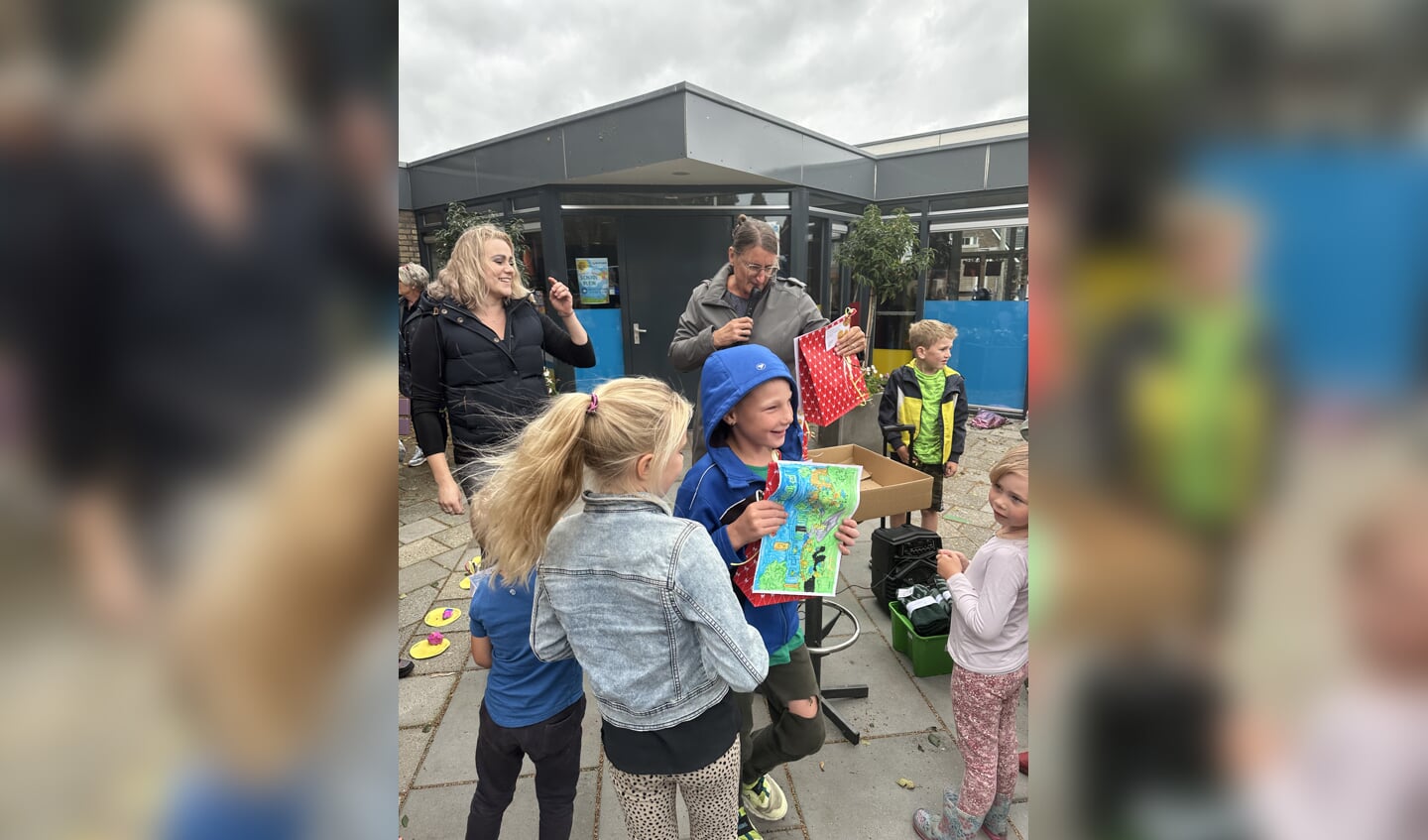 Opening nieuwe schoolplein OBS de Schakel Foto Diana Smidt
