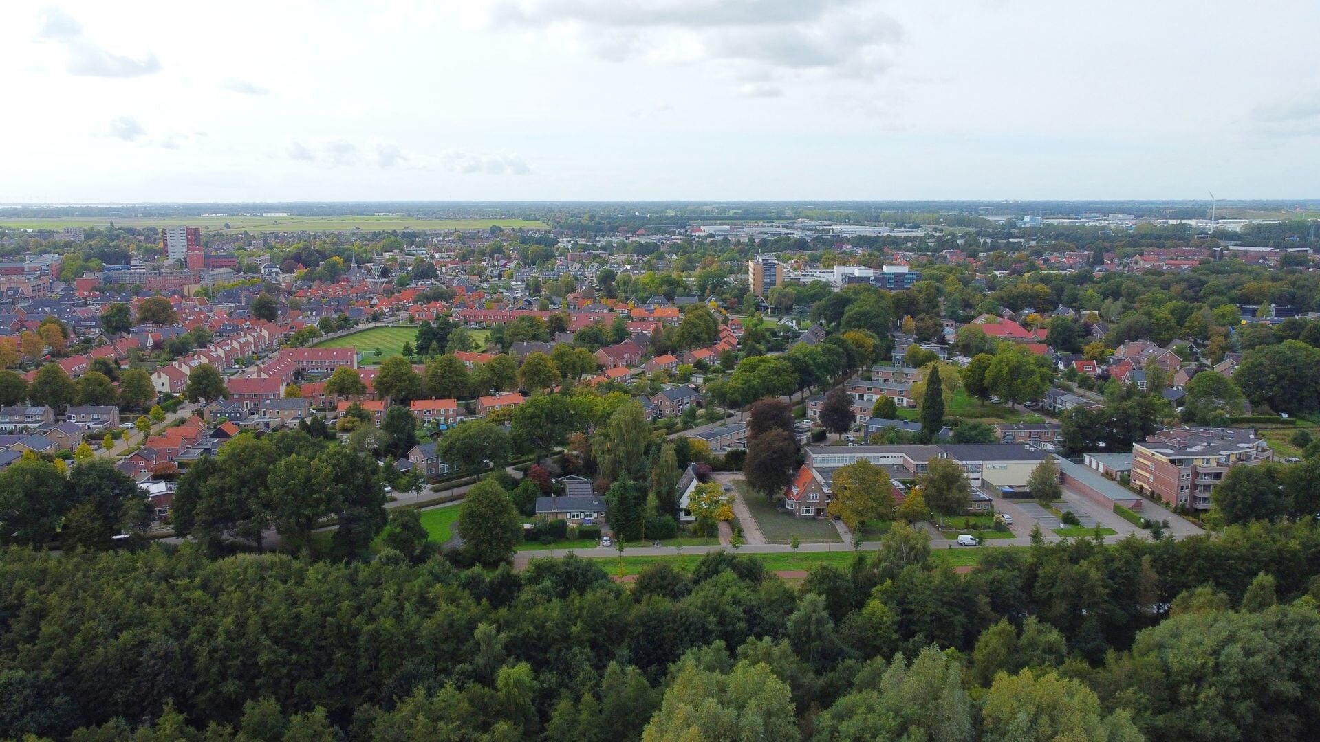 Luchtfoto Heerenveen-Noord
