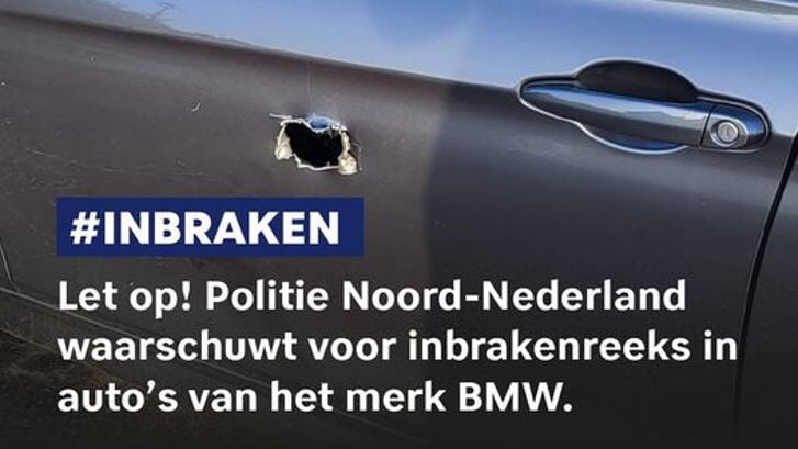 Inbrakenreeks BMW in Súdwest-Fryslân