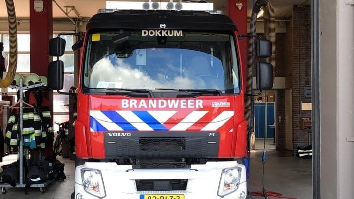 Tankautospuit brandweer Dokkum.