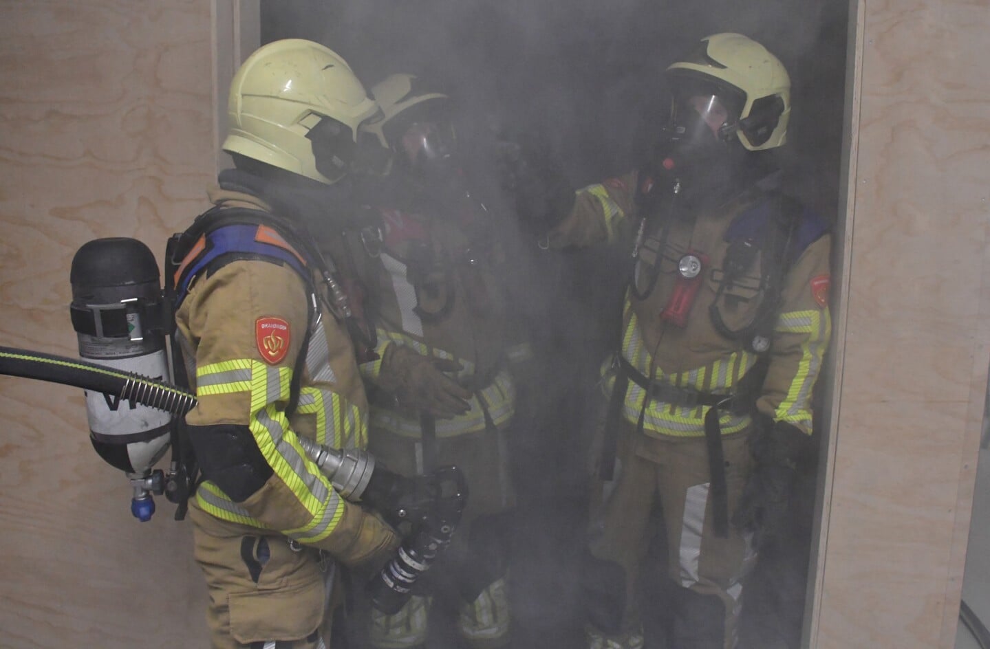 Brand in zaaghok met een slachtoffer.