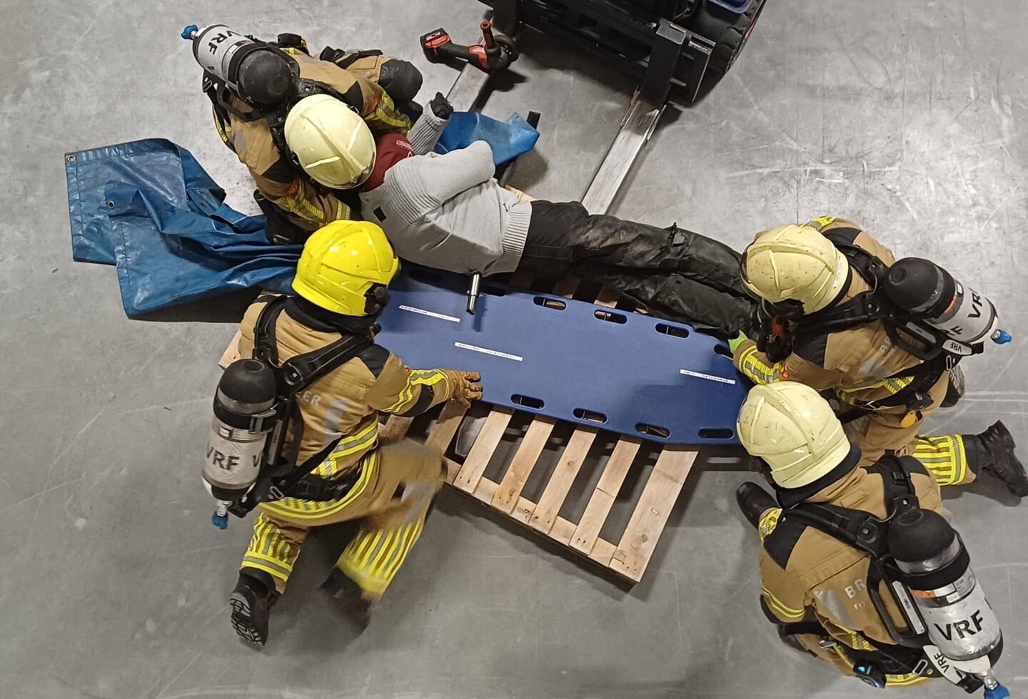 Slachtoffer kan naar het ziekenhuis