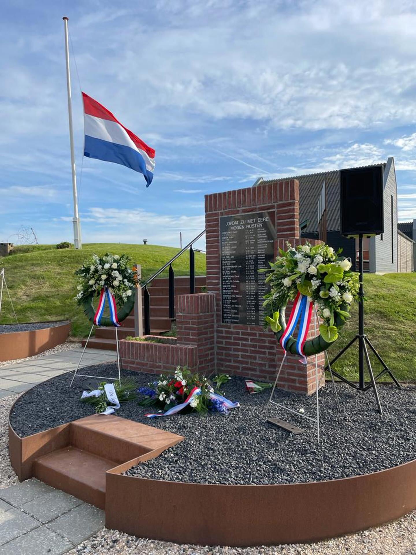 Dodenherdenking Kornwerderzand Kazemattenmuseum