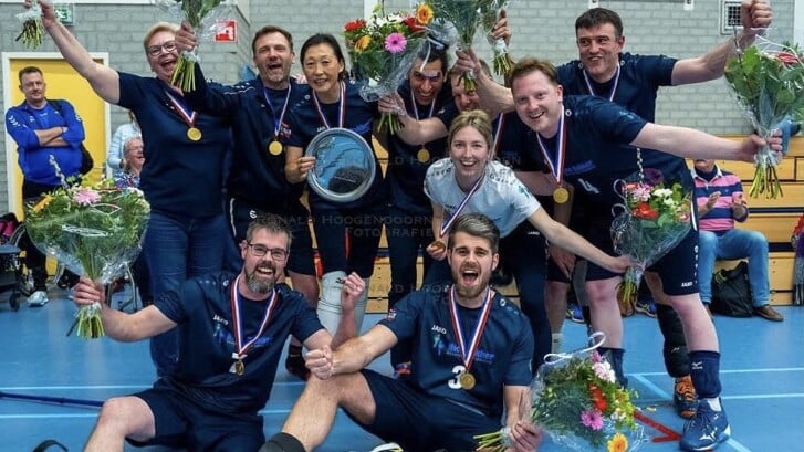 Dubbel is binnen is binnen voor de zitvolleyballers