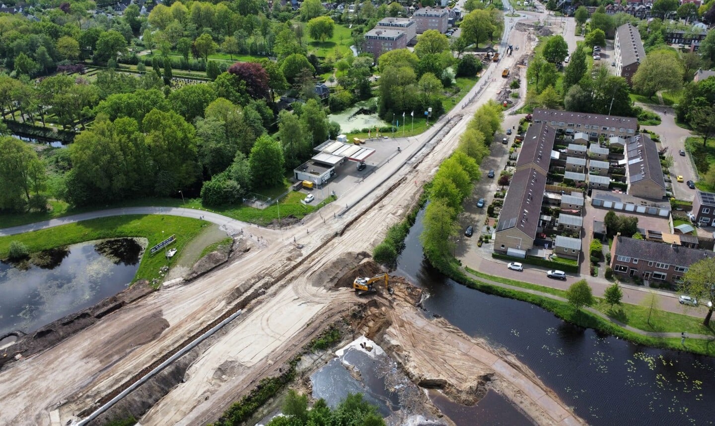 Werkzaamheden Oranje Nassaulaan en op en afritten A32 op schema