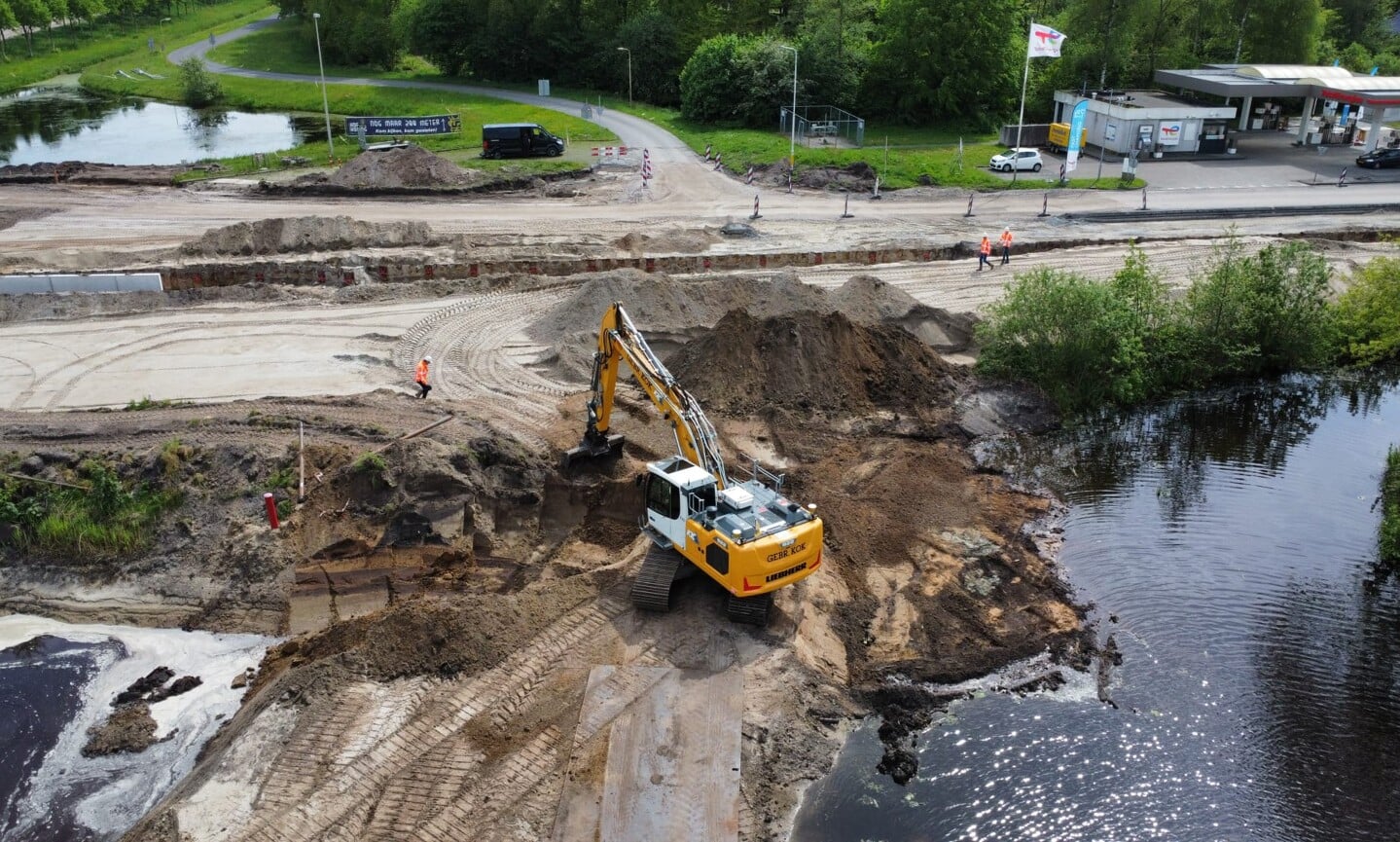 Werkzaamheden Oranje Nassaulaan en op en afritten A32 op schema