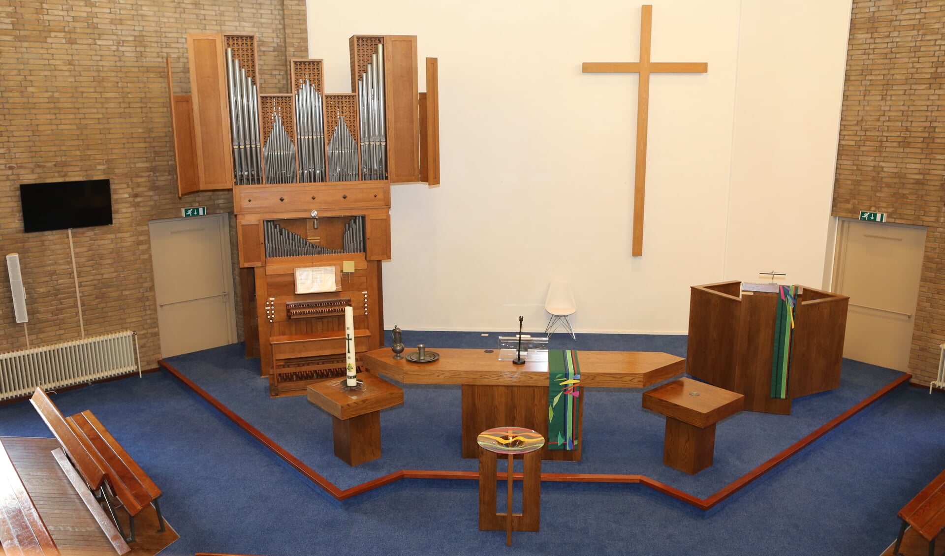 Het in 1966 gebouwde orgel staat 30 jaar in Bolnes