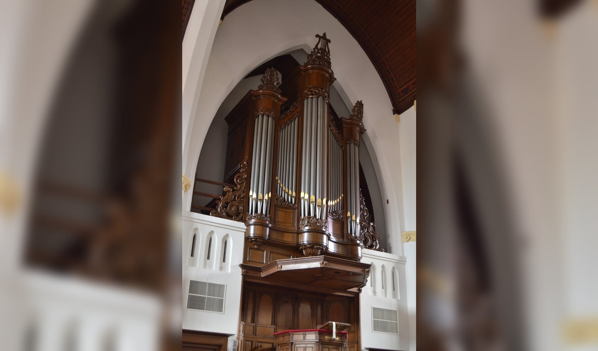Het orgel van de Adriaen Janzkerk