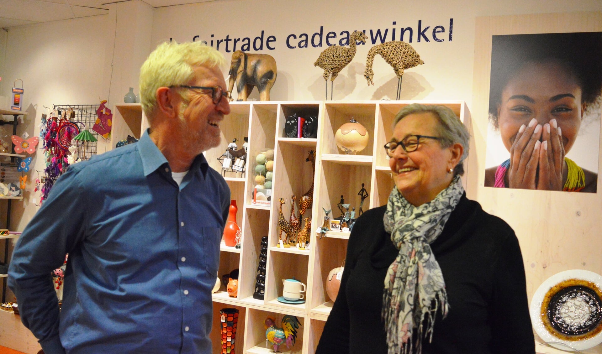 Jan van Hulsteijn en Truus Luijendijk zagen de Wereldwinkel veranderen in een cadeauwinkel