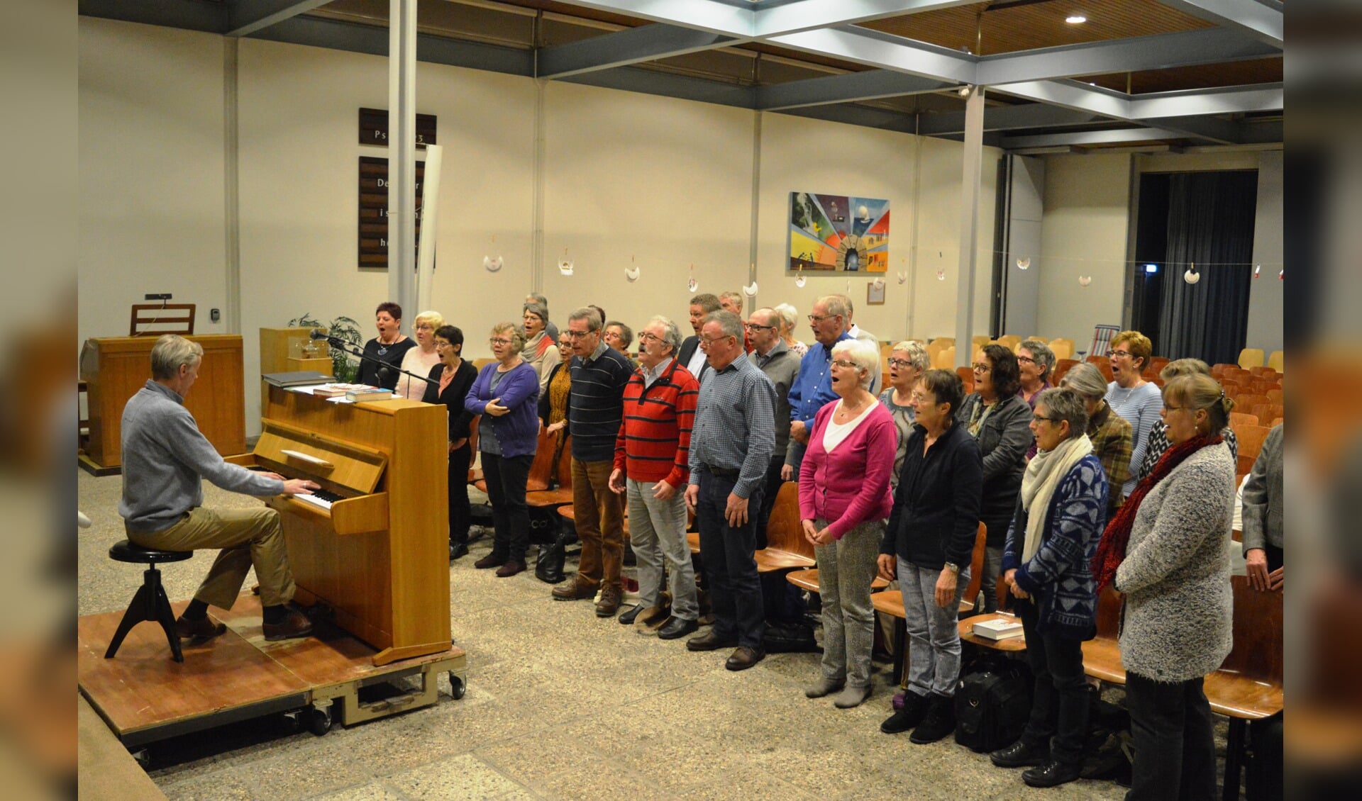 Het interkerkelijk koor Salem start op 8 januari met het instuderen van het nieuwe oratorium.