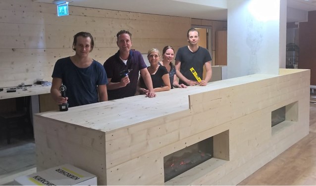 Het team van De Wensboom: Christiaan, Rob, Suzanne, Saskia en Roeland.