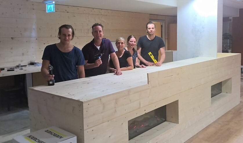 Het team van De Wensboom: Christiaan, Rob, Suzanne, Saskia en Roeland.
